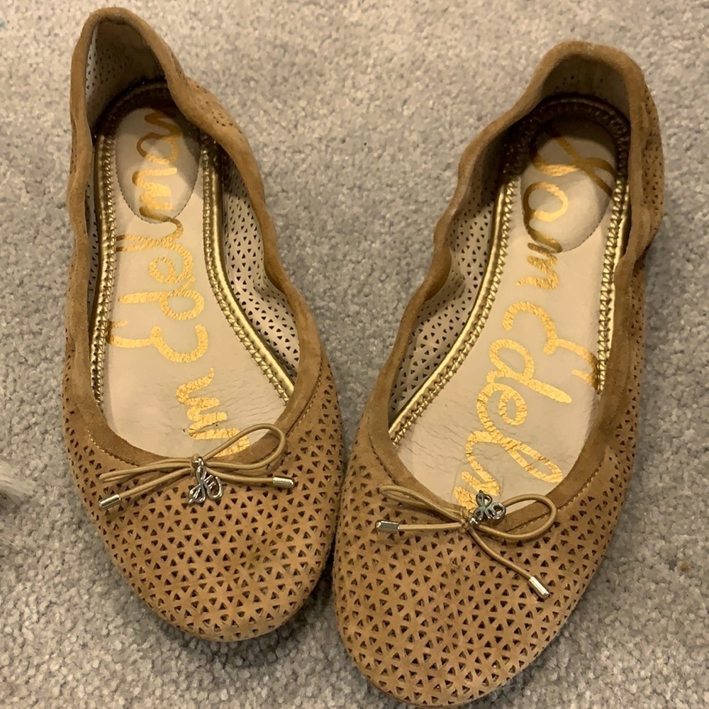 Sam Edelman lazer cut flats